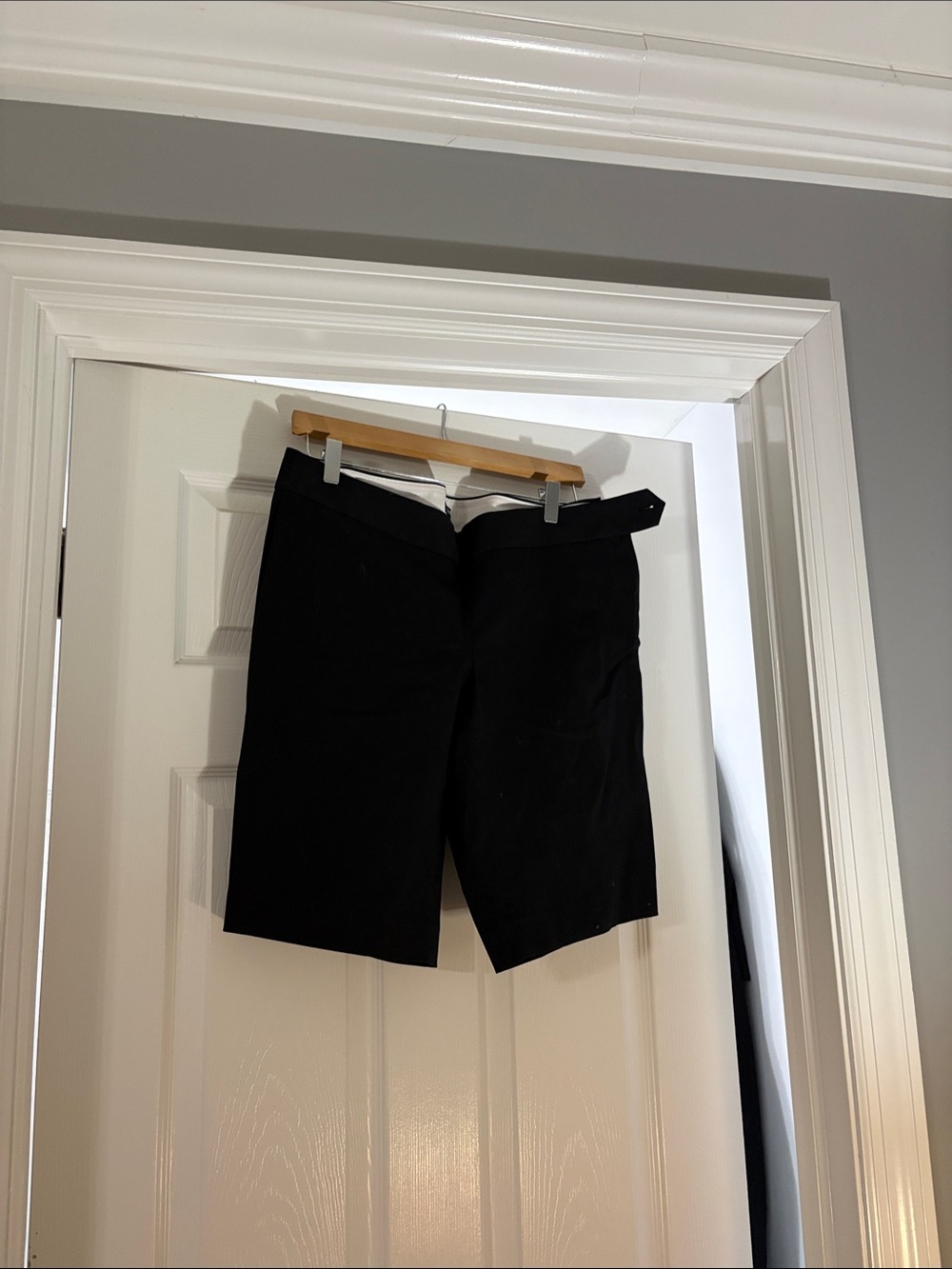 JCrew Black Dressy “City” Dressy Side Zip Shorts